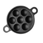 7 Pits Ring Handle, Semi Flat Base Paniyaram pan