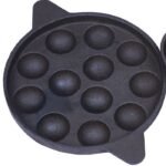 12 Pits Round Shape, Ring Base Paniyaram pan