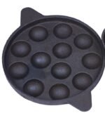 12 Pits Round Shape, Ring Base Paniyaram pan