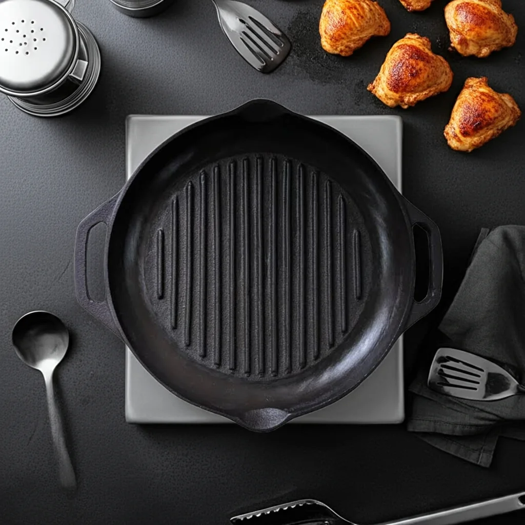 Grill Pan ~ Round(1) Grill Pan ~ Round - Image 1
